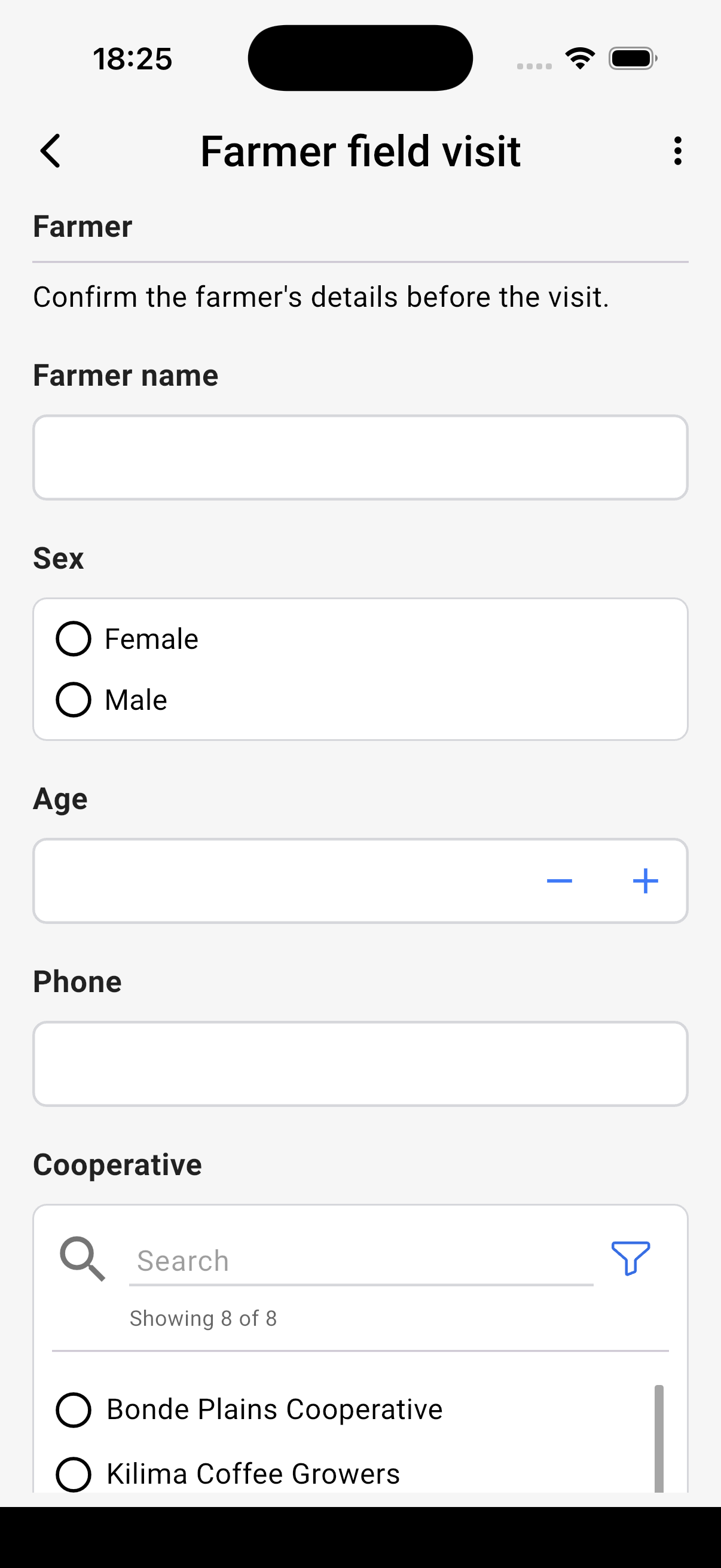 A form