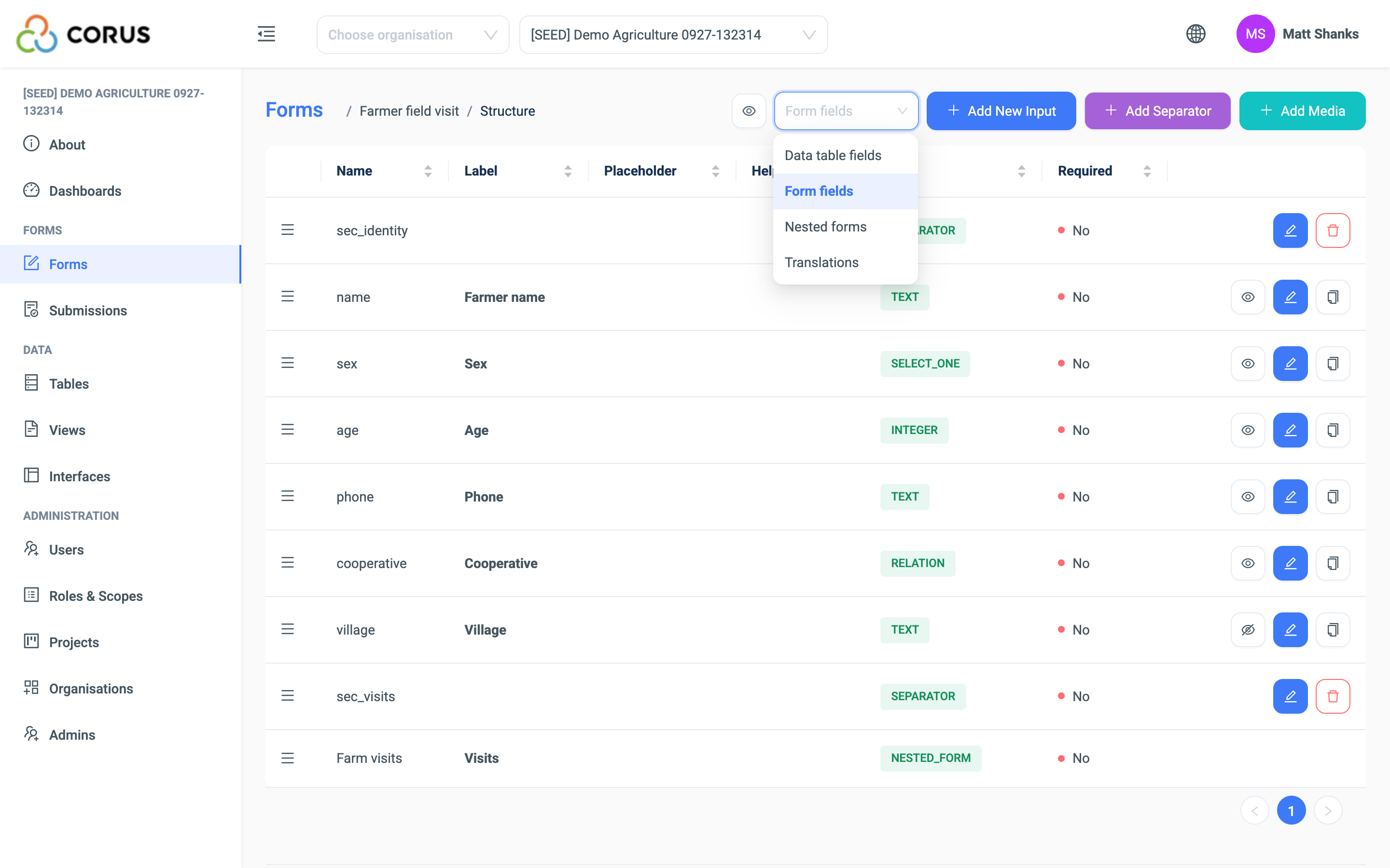 Nested Forms