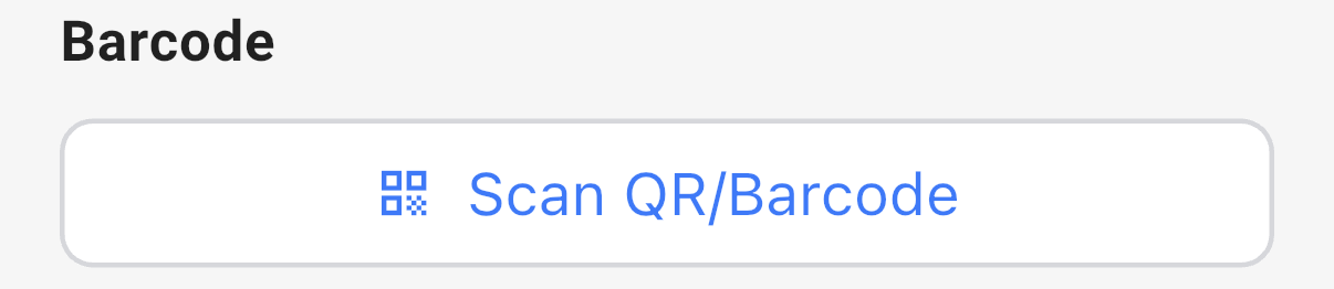 A Barcode question in the 3D app