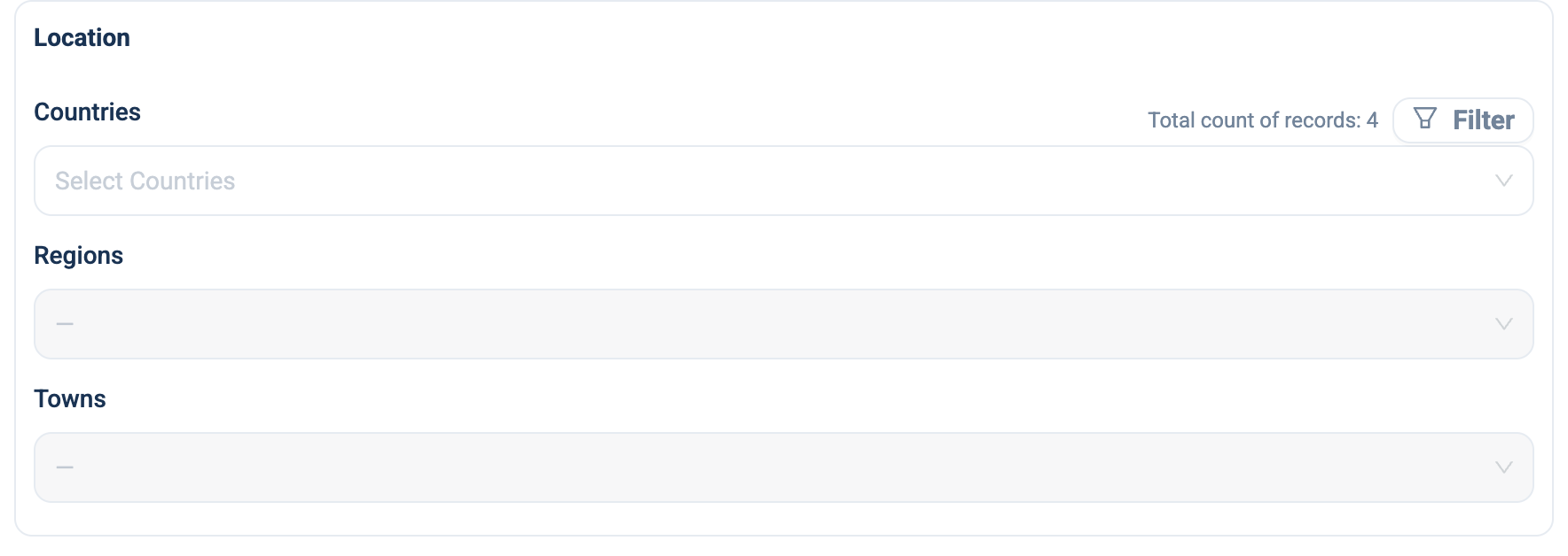The Cascading Select question on the web, before any pick