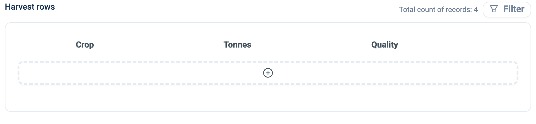 A Matrix Field with rows the user adds, on the web