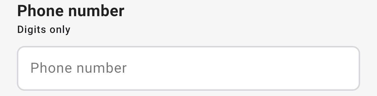 A Phone number question in the 3D app